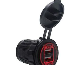 D5F4 54 * 36 * 36 Mm Cars Red Charger Rocker Switch Motorcycles-image-63