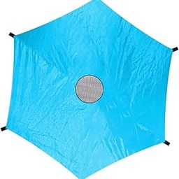 MERISHOPP Trampoline Sunshade Cover Only Summer Backyard for 6 Poles Trampoline Awning 3.06M| Sports Equipment | Outdoor Sports Gear | Exercise Gear-image-59