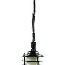 Weldecor LED Pendant Lamp with Pull-Down Feature - Stylish Black Hanging Light-image-1