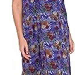 Women's Polycotton Printed Maxi Maternity Nighty-30