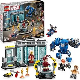 LEGO Marvel Iron Man’s Laboratory: Hall of Armor with Minifigures 76315 Blocks Toys for 8+ Gift for Boys and Girls-image-40