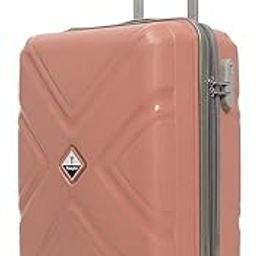 Trolley Bag Small Size, 56 cms Hard Side Travel Bag for Women, 8 Wheel Luggage Suitcase for Travelling, Cabin-Friendly, Scratch Resistant, Small Trolley Suitcase (Pink, Small)-24