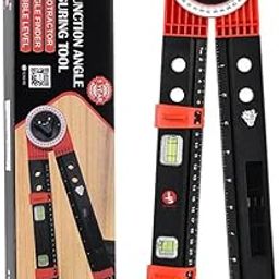 Jawsons™ Miter Saw Protractor 14 Inch Multifunction Angle Finder perfect for a wide range of applications, including crown molding, DIY projects,miter cuts, carpentry, plumbing, metalwork, and more.-29