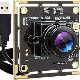 H.264 Fisheye Camera 1080P 30fps USB Camera Low Light Full HD Camera with Microphone for Windows Android, Linux, Mac OS (Industrial Use, Video Monitoring)-27