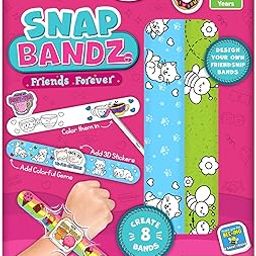 Skillmatics Craft Activity - Snap Bandz, Friendship Bands, DIY Art & Craft Activity, Mess-Free, Creative Kit, 8 Bands (8.6"), Gifts for Girls & Boys Ages 4, 5, 6, 7, 8, 9, 10-image-40