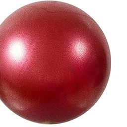 BNF Small Pilates Ball Heavy Duty Workout Ball for Home Gym Balance Red | Sporting Goods | Fitness Running & Yoga | Fitness Equipment & Gear | Exercise Balls | 1 Yoga Ball1 Blowing Tube-16