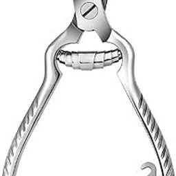 Beauté Secrets Large Heavy Duty Toe Nail Clippers for Thick Nails, Manicure & Pedicure, Double Barrel Spring. Super Sharp Curved Stainless Steel 20mm Tip, Silver-image-61