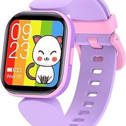 Exrp Kids Smart Watch for Girls Boys,Fitness Tracker with Heart Rate Sleep Monitor,9 Sport Modes Activity Tracker with Pedometer Steps Calories Counter,Waterproof Alarm Clock Kids Gift (Purple) USB-image-16