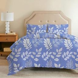 BSB HOME Tc - 220 GSM Microfiber Reversible Ac Comforter/Blanket for Winter/Quilt/Duvets for King Size Double Bed (230"X250" cm, Light Blue & White) | Tc - 220-image-78