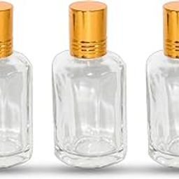 Hunky Dory 20ml Fragrances Attar | Oil Empty Reusable | Refillable Roll on Glass Bottles (Pack of 3)-65