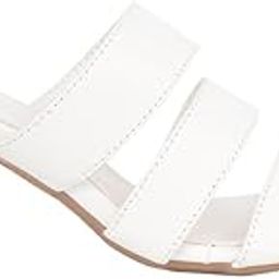 Women's Heeled Sandals | Triple Strap Slip-On Block Heels for Party, Office & WEAR ON CASUAL DAYS-image-23