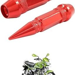 LOVMOTO Universal 2PC Spiked Aluminum Stem Valve Caps Dustproof Tire Wheel Stem Caps for Cars,SUVs,Trucks Bicycles and Motorcycles Comfortable with HF Del-uxe Ec-o-image-45