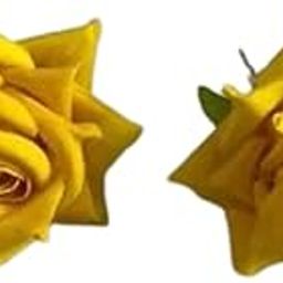 Elegant Rose Flower Hair Clip, Indian Hair Juda Bun Maker, Barrette Ties for Girls | Women Hair Accessories (2 Pair)-image-60