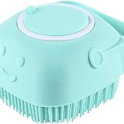 KIT FOR U Silicone Brush with Soap Dispenser for Bathing, 2 in 1 Body Scrubber & Massager with Soft Bristles, Non-Toxic, Reusable, for Babies, Kids, Men, Women & Pets, Easy Grip ( Multi-Color) (Pack of 1)-23