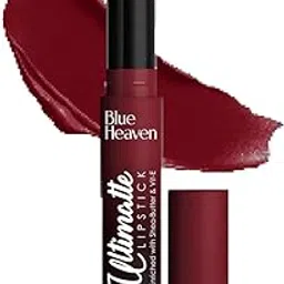 Blue Heaven Ultimatte NonTransfer lipstick for women|Enriched with Shea Butter & Vitamin E| Matte Finish, Smudge Proof & Waterproof Long Lasting Lipstick Upto 12Hrs| 2.2g | 04 Red-picture-11