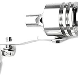 A2D? 9348. Turbo Type Sound Whistle Car Silencer Exhaust Silver for Mahindra Thar Type 1-28