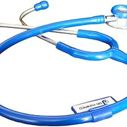 Dr Yonimed Microtype Stethoscope (Blue) Silver Finished For Doctor/Nurse/Students-image-27