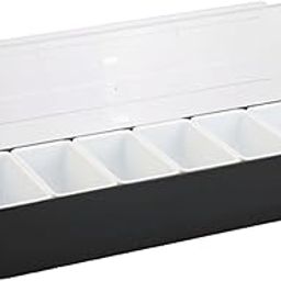 Seasoning Box Condiment Storage Container Rack for Kitchen Supplies Salt 6 Grids-image-2
