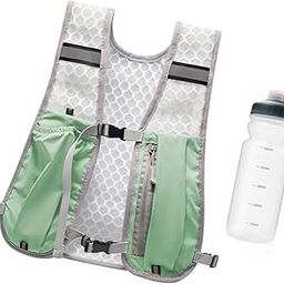 CALANDIS™ Outdoor Vest Pack Backpack with 0.5 L Water Bottle Daypack for Men and Women Light Green | Hydration Packs | Hiking Backpacks | & Hiking | Outdoor Sports-image-88