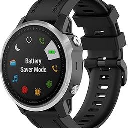 Fit for Garmin Fenix 6S Pro Watch Bands for Women Men, Fenix 5S Plus Band 20mm Quick Fit Silicone Replacement Straps Accessory Bands Wristbands Bracelet Fit for Garmin Fenix 6S Sapphire-11