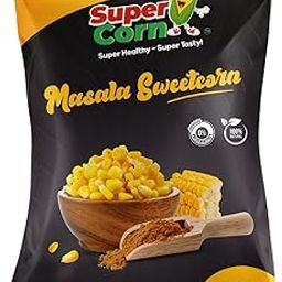 SUPER CORN - Ready to Eat Steam Boiled Sweet Corn With Chat Masala, Super Healthy - Super Tasty! 145g x Pack of 06-image-50
