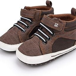 6 to 12 Months Canvas First Walkers Shoes,Newborn Infant Non Slip Soft Sole Casual Sneaker,Baby Toddler Flat Lazy Loafers Shoe BT4154-image-94