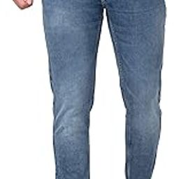 Blue Low Rise Super Slim Fit Jeans for Men-image-43
