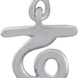 fourseven Hindi Alphabet Silver Charm Pendant - ? (da) - Fits in Bracelets, Chains and Necklace - 925 Sterling Silver Jewellery for Men and Women (Best Gift for Him/Her)-picture-34