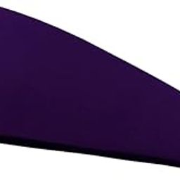 3” Tapered Moisture Wicking Workout Sweatband; Running, Crossfit, Weightlifting, Training; Absorbs & Evaporates Sweat - One Size Fits All, Purple, 3" (HB-2756-3)-image-31