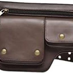 Jazzy Pearls® Waist Pack Punk Style Hip Wallet Waist for Travel Fishing Hiking Brown|Clothing, Shoes & Accessories | Mens Accessories |Backpacks, s & Briefcases|1 Waist-image-15