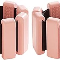 MERISHOPP 2 Pieces Wrist Ankle Weights Straps Wrist Bracelet for Home Gym Travel Dance Pink-picture-22