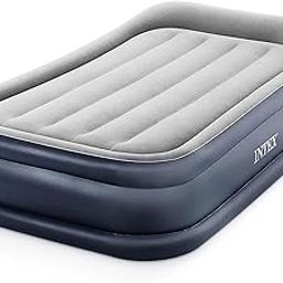 Intex Polyvinyl Chloride (Pvc) Dura-Beam Standard Series Deluxe Pillow Rest Raised Airbed With Internal Pump, Twin - Multicolor-12