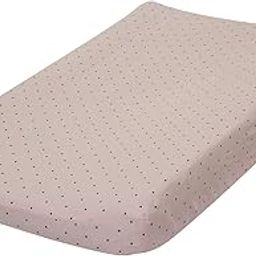 Go Mama Go Pink with Chocolate Polka Dots Changing Pad Cover, Pink/Brown-image-41
