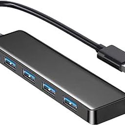 Vienon Usb Hub, 4-Port Usb 3.0 Hub Usb Splitter Usb Expander For Laptop, Xbox, Flash Drive, Hdd, Console, Printer, Camera,Keyborad, Mouse-24
