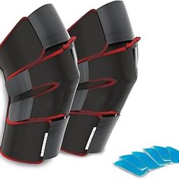 Lifelong Adjustable Knee Cap Support Brace For Knee Pain, Gym Workout, Running | Knee Support For Men and Women | With 6 Hot & Cold Gel Pads | Open-Back Design with Full Knee Coverage | With Neoprene Material (LLOKB09 Black)-image-24