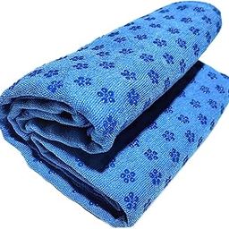 THE STYLE SUTRA Yoga Towel Gym Towel Practice Hot Yoga Mat Towel for Indoor Home Gym Fitness Blue-image-42
