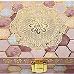Bahubali Digiglam® Honey Bee Design Gold Foil Scodix Print Matt Touch Floral Decorative Box - Wedding Fancy Shagun Cash, Jewellery, Money, Gaddi Box (Pack of 2)-image-30