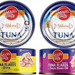 Golden Prize Combo - 1 x Tuna Sandwich Flakes in Brine and 1 x Tuna Sandwich Flakes in Soyabean Oil (2 x 185gms Each)-image-44