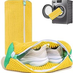 Shoe Washing Machine Bag Laundry Shoes Bag for Washer and Dryer Reusable and Durable Zipper Plush Washing Machine Bags for Sneakers, Running Shoes, Sock and Toys (Pack of 1)-image-18
