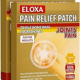 ELOXA Pain Relief Patches for Joint & Muscle – Natural Herbal Heating Pads for Back, Knee, Shoulder, Neck, Arthritis, Sciatica – Long-Lasting, Fast-Acting Pain Relief (2)-image-76