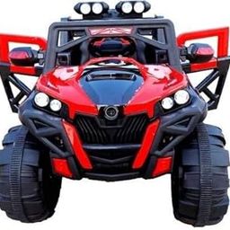 LITTLE PUP 2188 Kids Jeep | Electric Ride-On with Music, Adjustable Seatbelts, Long Battery Life | Perfect for Outdoor | Battery Operated Ride On Motor Bike for Kids, 2 to 10 Years (Red)-image-31