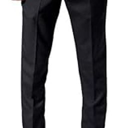 Men Slim Fit Checked Mid-Rise Stretchable Formal Trousers-picture-30