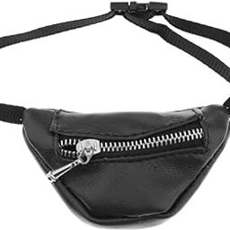 CALANDIS™ Stylish 1/3 BJD Dolls Accessory PU Leather Zipper Fanny Pack Waist Bag Black | Modern | Clothes & Accessories | Dolls-image-29