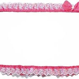 CALANDIS™ Computer Screen Frame Border Cover Lace Fabric Protective Case with Bowknot 17 to 22 inch Rose red | Monitors | Monitors Projectors & Accs-12