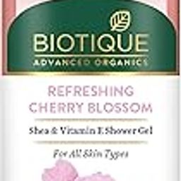 Biotique Advanced Organics Refreshing Cherry Blossom Shea & Vitamin E Shower Gel 200Ml-image-5
