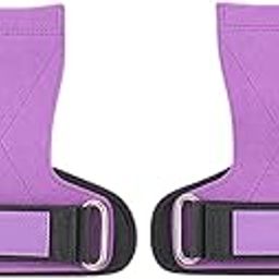 CALANDIS™ Weight Lifting Wrist Straps Pull Ups Workout for Deadlifts Rows Bodybuilding Purple | Gloves Straps & Hooks | Strength Training | Fitness Running & Yoga-image-94