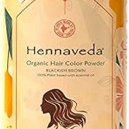 Hennaveda Herbal Hair Colour Powder with Dye Brush, Hand Gloves, and Shower Cap | No Artificial Color, Chemical-Free Natural Mehandi | Ayurvedic Blend Heena For Men and Women (Blackish Brown, 100 g)-13