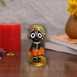 DHARVIK CRAFT HUB Resin Bal Jagannath Idol | Compact & Colorful Statue for Car Dashboard, Office or Temple-image-51
