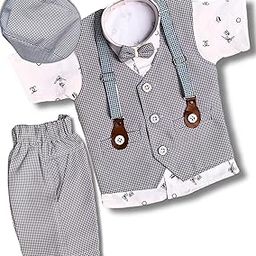 Baby Boy Fancy Dress - Adorable Party Outfit for Birthdays, Photoshoots & Special Occasions Dark Blue HALF 18-24 Month-image-47