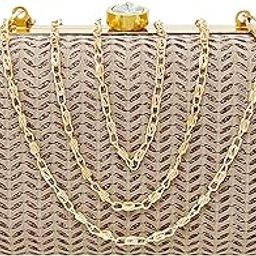 Handicraft Beautiful Bling Box womens Clutch Bag Purse For Bridal, Casual, Party, Wedding-image-77